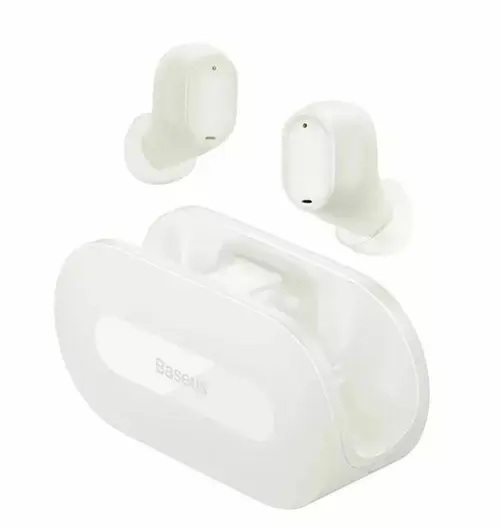 Casti True Wireless Baseus Bowie EZ10, Bluetooth 5.3, Autonomie 5 ore (Alb)