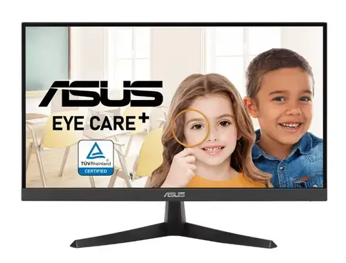 Monitor IPS LED ASUS 21.45inch VY229Q, Full HD (1920 x 1080), HDMI, DisplayPort, Boxe, 75 Hz, 1 ms (Negru)