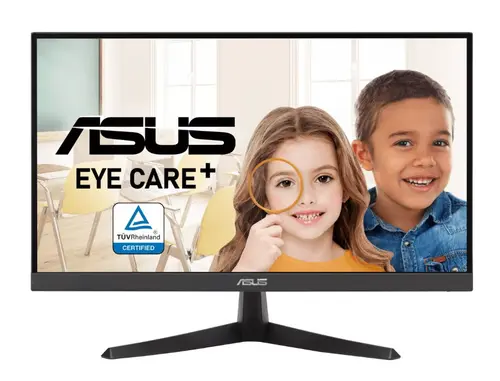 Monitor IPS LED ASUS 21.45inch VY229Q, Full HD (1920 x 1080), HDMI, DisplayPort, Boxe, 75 Hz, 1 ms (Negru)