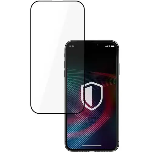 Folie protectie pentru iPhone 14 Plus/14 Pro Max, 3MK, Sticla, Negru/transparent