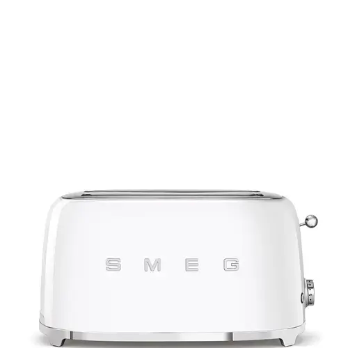 Prajitor de paine Smeg TSF02WHEU, 1500W, 6 trepte (Alb)