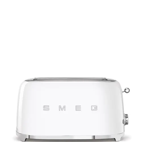 Prajitor de paine Smeg TSF02WHEU, 1500W, 6 trepte (Alb)