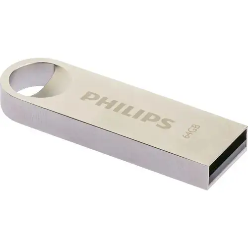 Memorie USB  Philips  Moon Edition 2.0, 64 GB, Argintiu