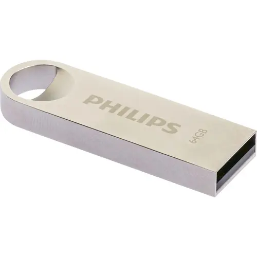Memorie USB  Philips  Moon Edition 2.0, 64 GB, Argintiu