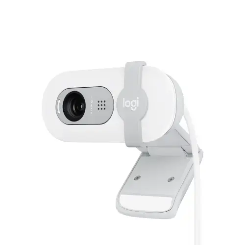 Camera Web Logitech Brio 100, Full HD, Alb