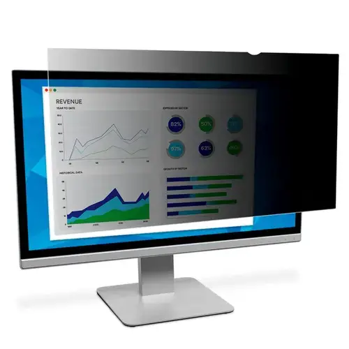 Filtru de confidentialitate, 3M, Pentru 23.8inch, Negru