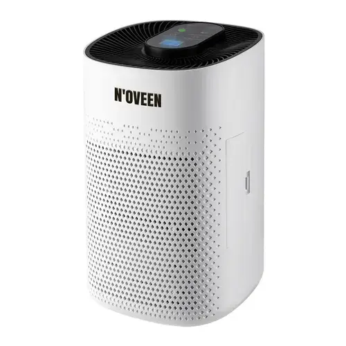 Dezumidificator si purificator de aer NOVEEN DH450, 520ml / 24h, capacitate rezervor 1 l, consum redus de energie, oprire automata, functie de dezghetare, Alb