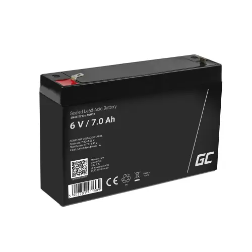 Acumulator stationar Green Cell AGM 6V 7Ah VRLA plumb acid baterie fara mentenanta