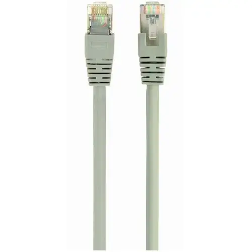 Cablu S/FTP GEMBIRD Cat6a, LSZH, cupru, 2 m, gri, AWG27, dublu ecranat PP6A-LSZHCU-2M