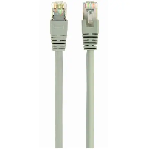 Cablu S/FTP GEMBIRD Cat6a, LSZH, cupru, 2 m, gri, AWG27, dublu ecranat PP6A-LSZHCU-2M