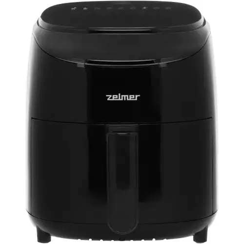 Friteuza cu aer cald Zelmer ZAF3550, 1200 W, 3,5 l, Timer 60 minute , Oprire automata, 9 programe presetate, Temperatura pana la 200 grade, Negru