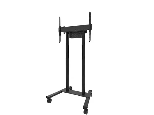Stand mobil motorizat Neomounts by Newstar pentru display-uri cu diagonala 37inch-100inch, suporta pana la 110 kg, ajustare pe inaltime pana la 65 cm (35mm/secunda), VESA min. 100x100 mm, VESA max. 800x600