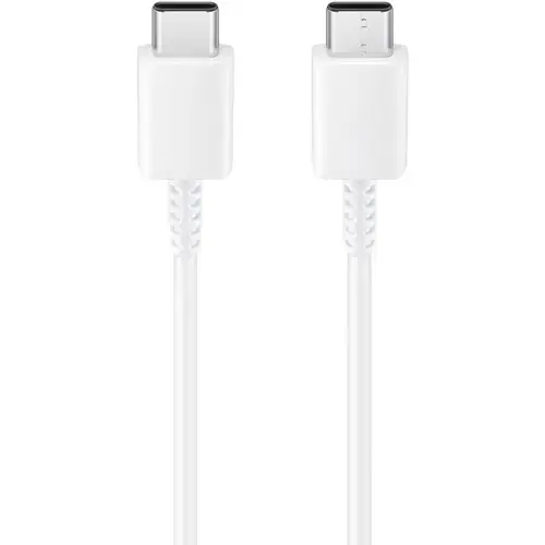 Cablu Date si Incarcare USB-C - USB-C Samsung EP-DW767JWE, 25W, 1.8m, GP-TOU021RFCWW, Bulk (Alb)