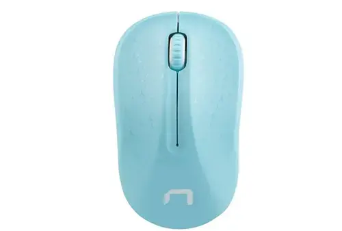 Mouse Wireless Optic Natec Toucan, 1600 DPI (Albastru/Alb)
