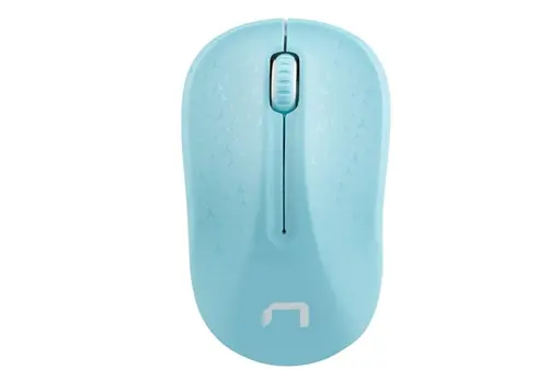 Mouse Wireless Optic Natec Toucan, 1600 DPI (Albastru/Alb)