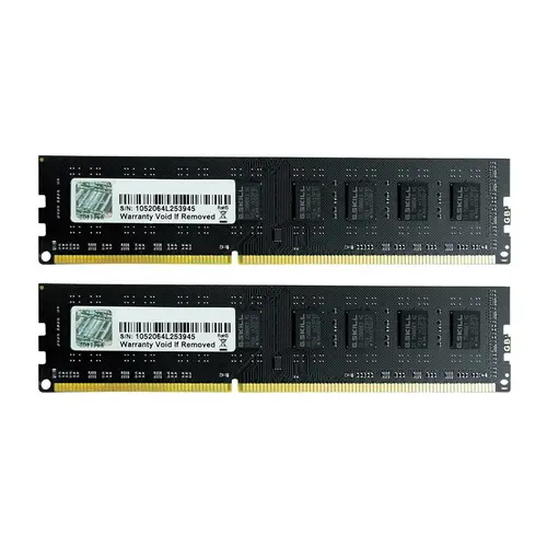 Memorie RAM, G.SKILL, 8 GB, DDR3, 1333 MHz, 2 x 4 GB, Negru