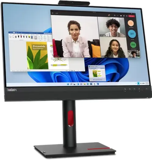Monitor IPS LED Lenovo ThinkCenter TIO 24 G5, Full HD (1920 x 1080), HDMI, DisplayPort, Boxe, Pivot (Negru)