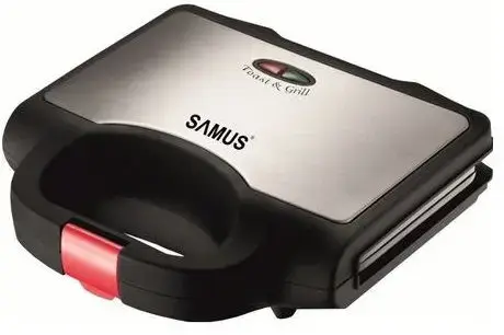 Sandwich maker Samus STG-750BX, 750W (Inox/Negru)