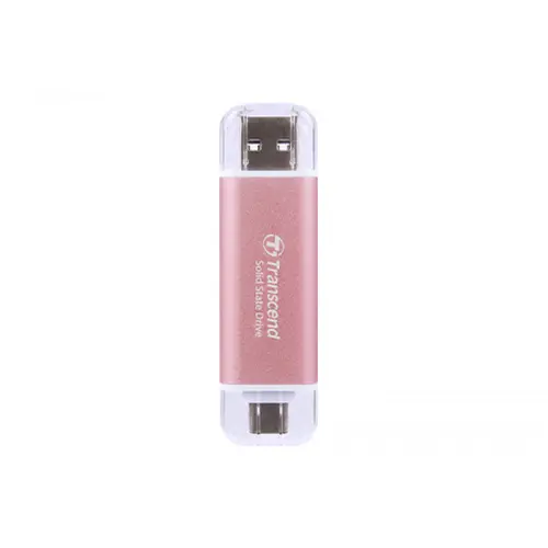 SSD Extern Transcend ESD310P, 512GB, USB-C 3.2 Gen 2x1 (Roz)