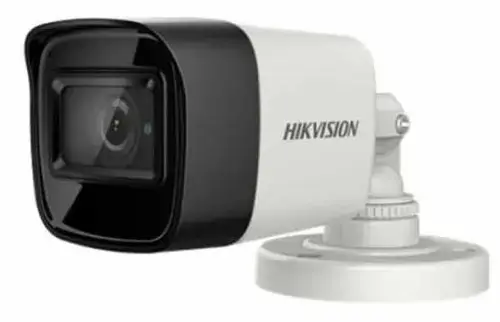 Camera supraveghere video Hikvision DS-2CE16H0T-ITFS28, Turbo HD Bullet, 5MP, 2560 × 1944, 2.8mm (Alb/Negru)