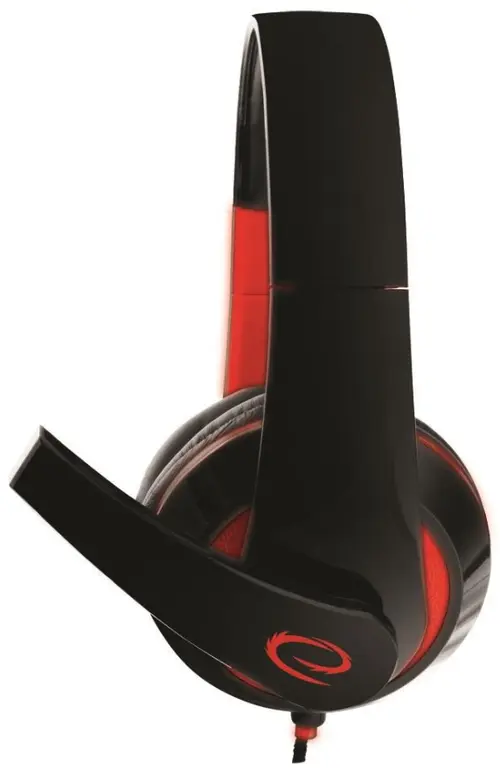 Casti Stereo Esperanza EGH300R CONDOR, Microfon (Negru/Rosu)