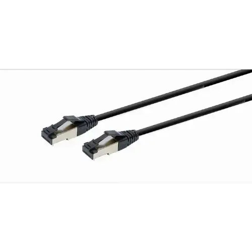 Cablu de corectie Gembird S/FTP CAT8 LSZH 0,5 m negru (PP8-LSZHCU-BK-0,5M) (PP8-LSZHCU-BK-0,5M)
