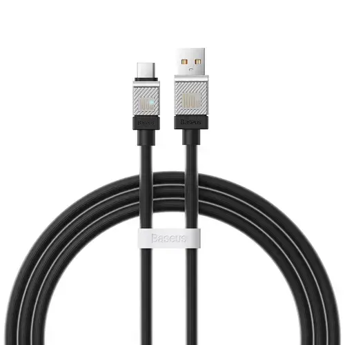 Cablu Date si Incarcare USB-A - USB-C Baseus CoolPlay, 100W, 1m, Negru CAKW000601