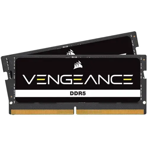Memorie Corsair Vengeance CMSX32GX5M2A5600C48, SODIMM, DDR5, 32GB (2x16GB), 5600 MHz, CL48, 1.4V, Negru