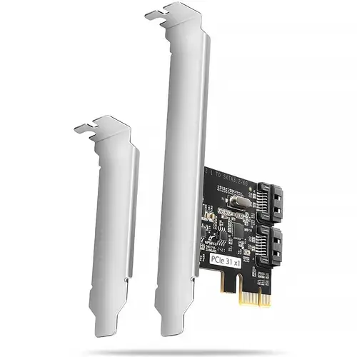 Controller Axagon PCES‑SJ2, PCIe 2.0 x1, 2x SATA III 6 Gb/s, bracket low-profile inclus, chipset JMB582