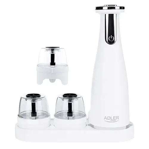 Rasnita electrica de condimente cu 3 recipiente Adler AD 4449w