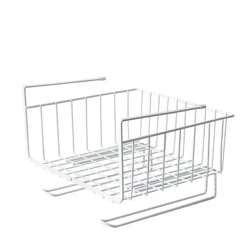 Cos suspendat sub raft, otel carbon, 29,5x24,5x18cm - Zokura