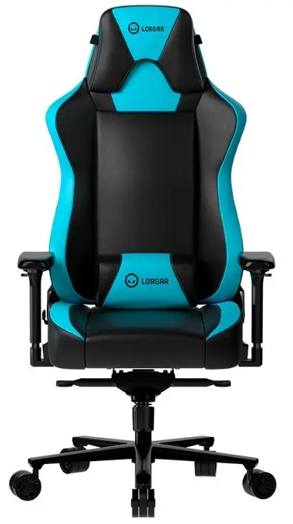Scaun gaming LORGAR Base 311, reglabil (Negru/Albastru)