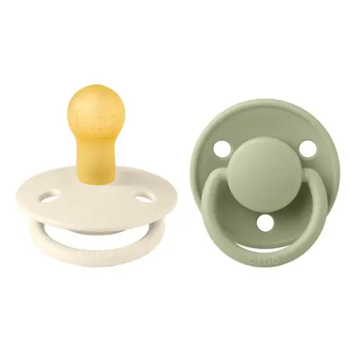 Set 2 Suzete De Lux Latex, Tetina Rotunda, 0 Luni +