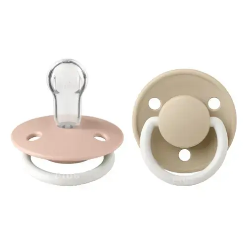 Set 2 Suzete Fosforescente De Lux Glow Silicon, Tetina Rotunda, Marime Universala