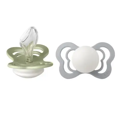 Set 2 Suzete Fosforencente Couture Glow Silicon, Tetina Anatomica, 6 Luni +