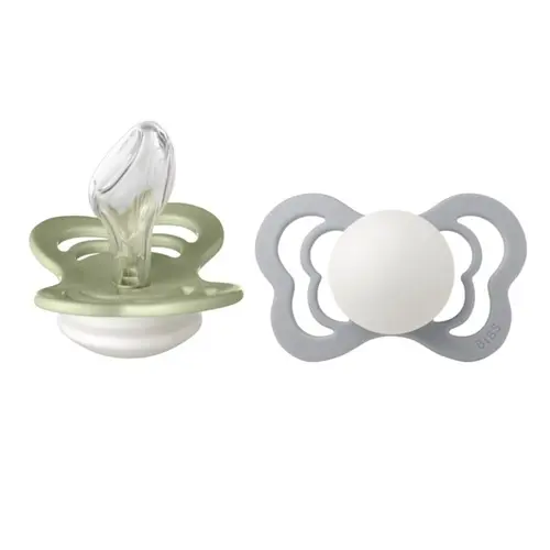 Set 2 Suzete Fosforencente Couture Glow Silicon, Tetina Anatomica, 6 Luni +