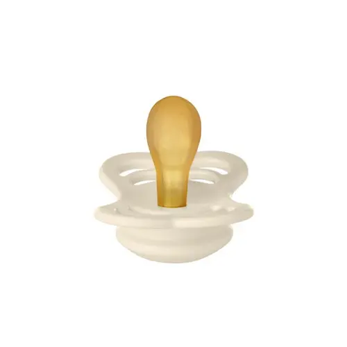 Suzeta Supreme Latex, tetina simetrica, 0 luni +-Ivory
