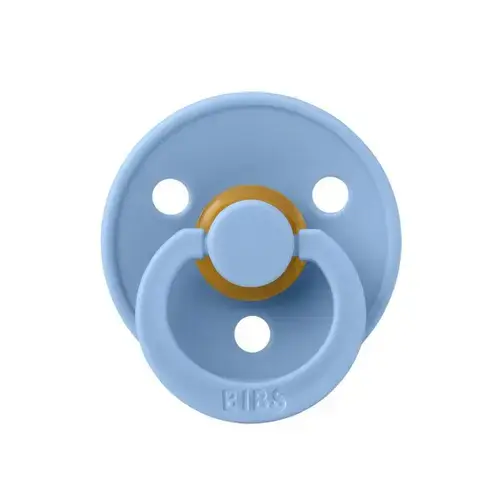 Suzeta Colour Latex, Tetina Rotunda, 0 Luni +, Sky Blue