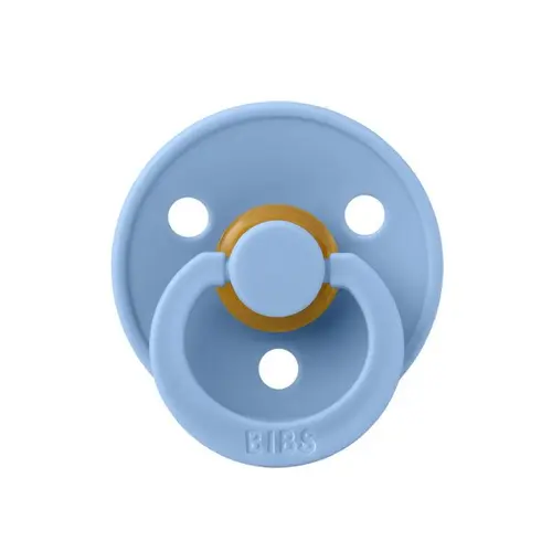 Suzeta Colour Latex, Tetina Rotunda, 0 Luni +, Sky Blue