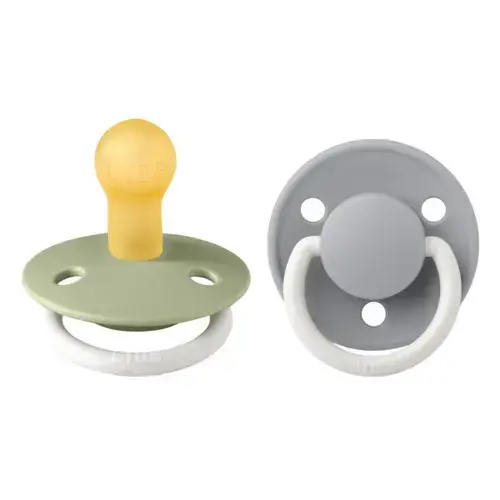 Set 2 Suzete Fosforescente De Lux Glow Latex, Tetina Rotunda, 0 Luni +