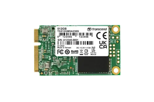 SSD Transcend MSA230S, 128GB, SATA3, mSATA 3D NAND