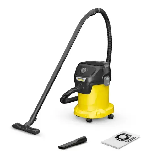 Aspirator Karcher KWD 3 V-17/4/20/F, aspirare umeda si uscata, 1000W, 17l, furtun 2m