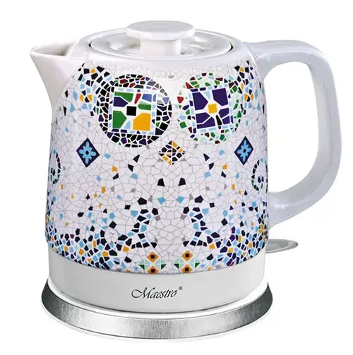 Fierbator de apa Feel-Maestro MR-068 BLUE, 1.5 L, 1200 W (Alb/Albastru)