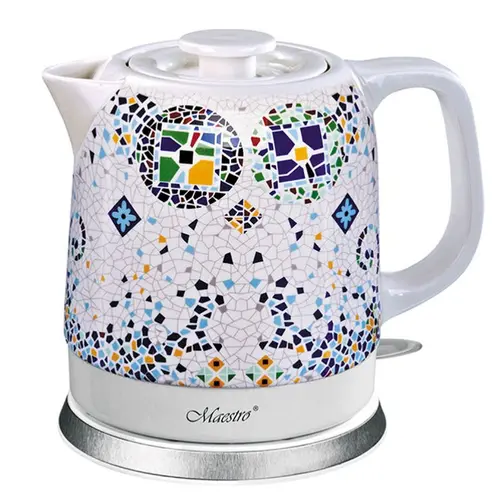 Fierbator de apa Feel-Maestro MR-068 BLUE, 1.5 L, 1200 W (Alb/Albastru)