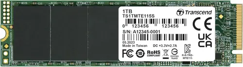 SSD Transcend MTE115S, 1TB, M.2 2280, PCIe Gen3 x4 NVMe