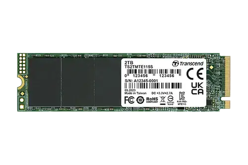 SSD Transcend MTE115S, 2TB, M.2 2280, PCIe Gen3 x4 NVMe