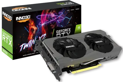 Placa video INNO3D GeForce RTX 3050 TWIN X2 8GB GDDR6 128-bit