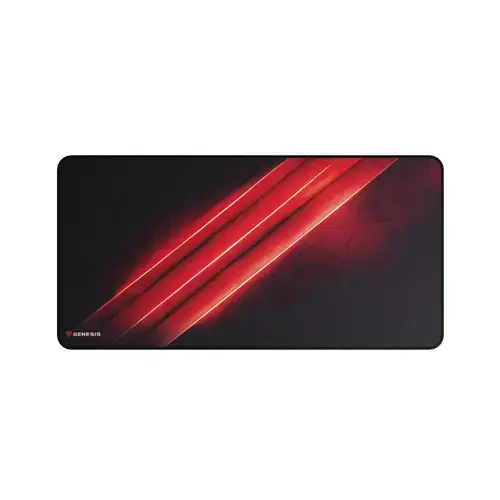 Mousepad, Genesis Carbon 500 Maxi Flash G2, Negru/Rosu