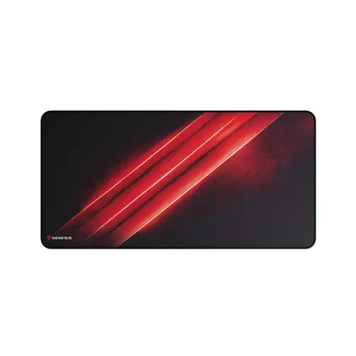 Mousepad, Genesis Carbon 500 Maxi Flash G2, Negru/Rosu
