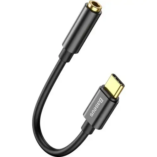 Adaptor Audio Baseus CATL54-01, USB Type-C - Jack 3.5 mm  (Negru)